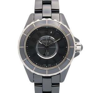CHANEL J12 Intense Black Ceramic Watch for Women, Black, H4196